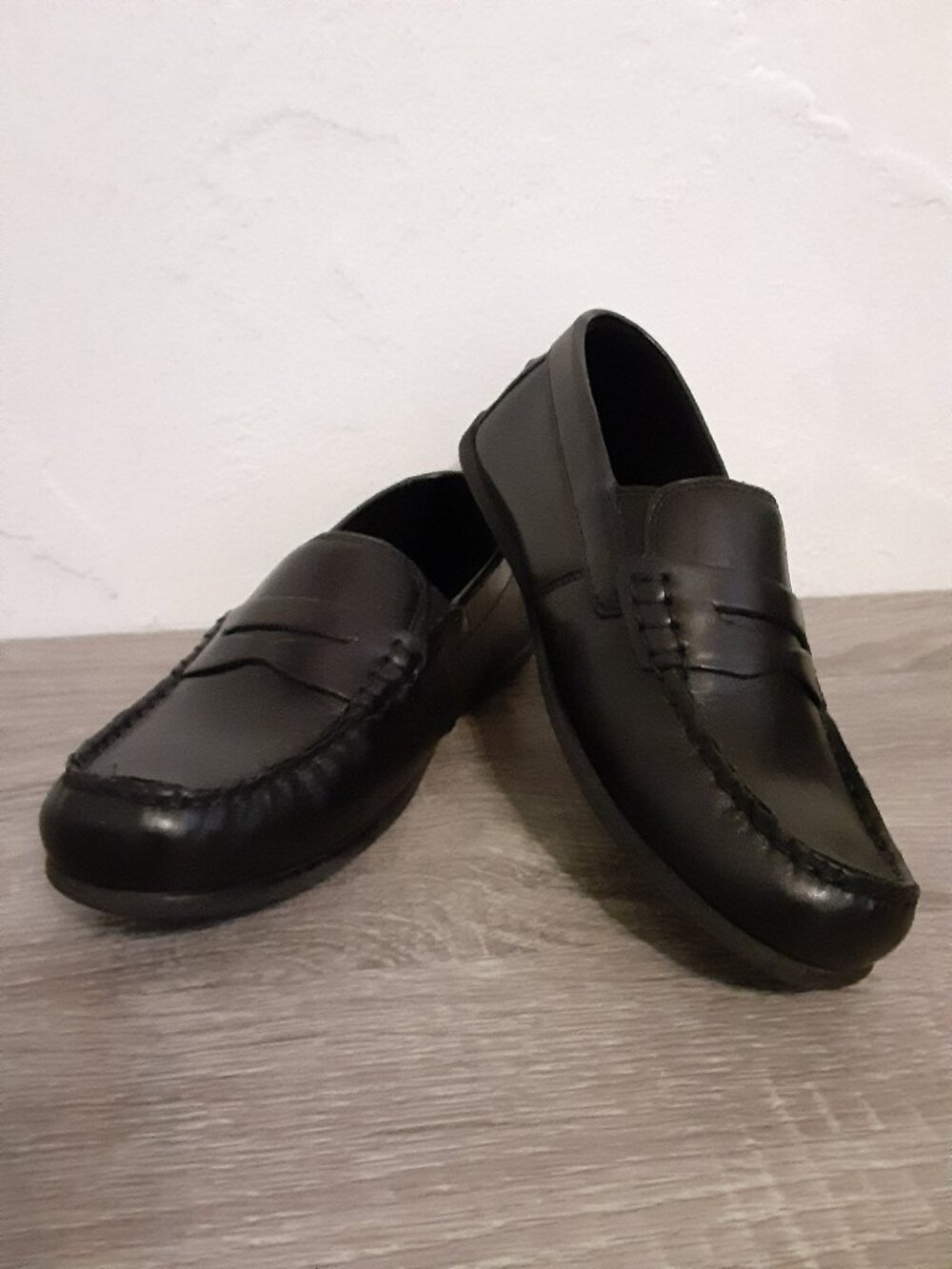 Kid Boys Florsheim Size 2.5M Black Dress Shoes